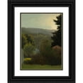 thumbnail image 1 of Albert Bierstadt 14x18 Black Ornate Wood Framed Double Matted Museum Art Print Titled - Forested Hills, 1 of 5