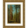 thumbnail image 1 of Albert Bierstadt 18x24 Gold Ornate Framed and Double Matted Museum Art Print Titled - The Grizzly Giant Sequoia, Mariposa Grove, California (circa 1872-1873), 1 of 4