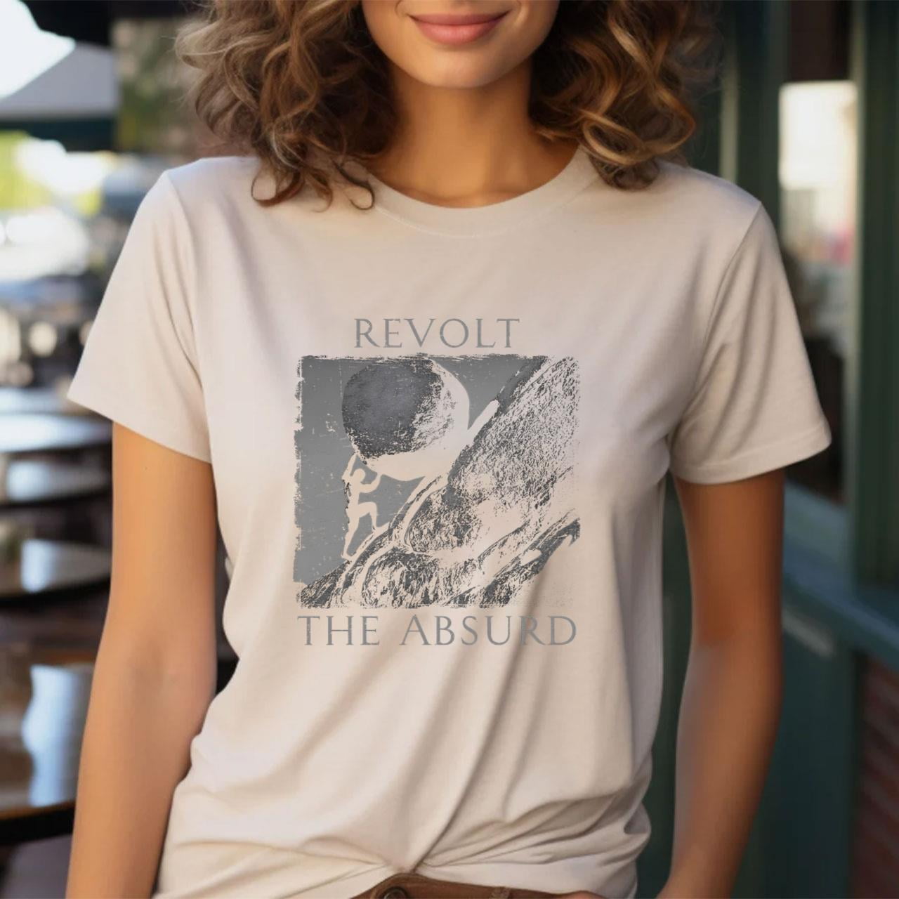 Albert Camus t-shirt, philosophy shirt, Myth Of Sisyphus tee, Revolt ...