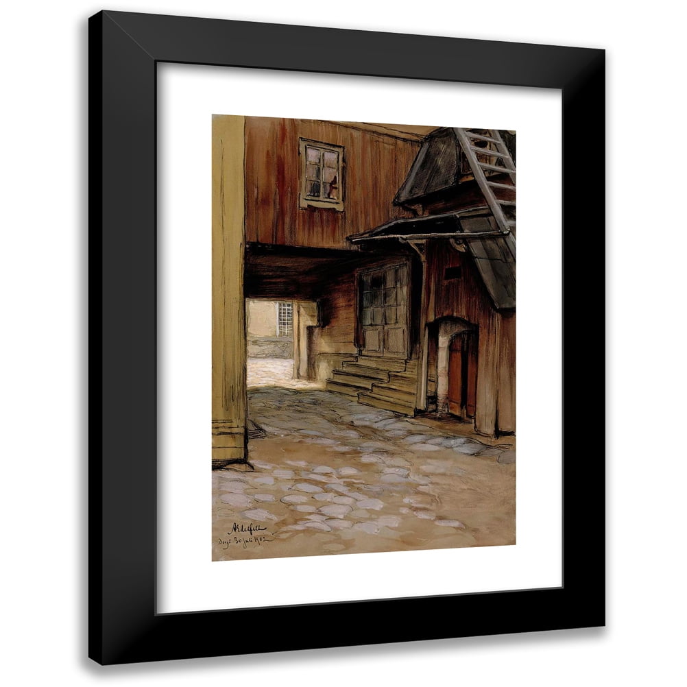 Albert Edelfelt 11x14 Black Modern Framed Museum Art Print Titled albert-edelfelt-11x14-black-modern-framed-museum-art-print-titled