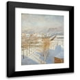 thumbnail image 1 of Albert Edelfelt 12x14 Black Modern Framed Museum Art Print Titled - Paris in Snow (1887), 1 of 5