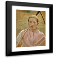 thumbnail image 1 of Albert Edelfelt 19x24 Black Modern Framed Museum Art Print Titled - Girl with a Rake, Study for August (1886), 1 of 5