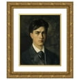 thumbnail image 1 of Albert Edelfelt 20x24 Gold Ornate Framed and Double Matted Museum Art Print Titled - Self-Portrait (1874), 1 of 4