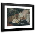 thumbnail image 1 of Albert Edelfelt 24x20 Black Modern Framed Museum Art Print Titled - The Grand Dukes Boris and Kirill Vladimirovich as Children (1881), 1 of 5