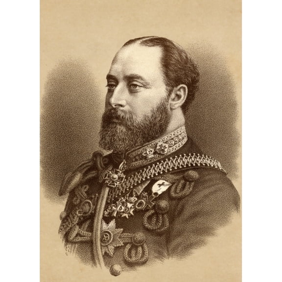 Albert Edward 1841-1910. Prince Of Wales Future King Edward Vii Of Great Britain And Ireland 1901-1910.