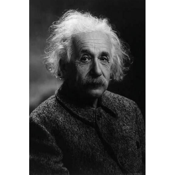 Albert Einstein- Fine Art Canvas Print (20" x 30")