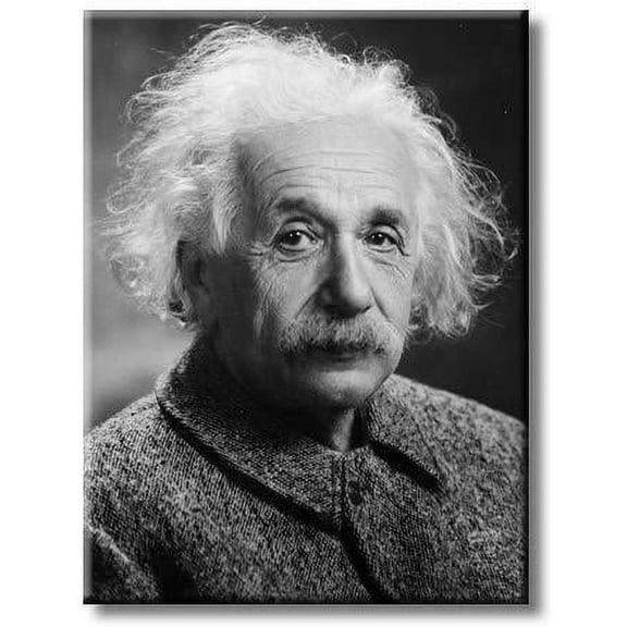 Albert Einstein Portrait Picture on Stretched Canvas, Wall Art Décor, Ready to Hang