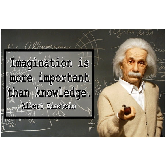 Albert Einstein Quote Posters | Growth Mindset Posters for Classroom | Math Posters for Middle School | Motivational | Science Poster for Middle School