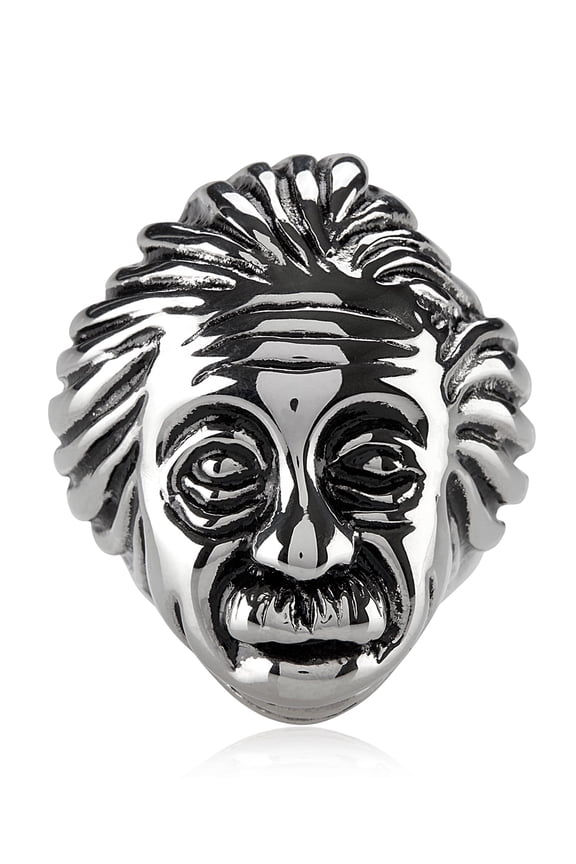 Men's Polished Albert Einstein Ring