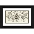 thumbnail image 1 of Albert Engström 14x9 Black Ornate Wood Framed Double Matted Museum Art Print Titled: Notes (1902), 1 of 5