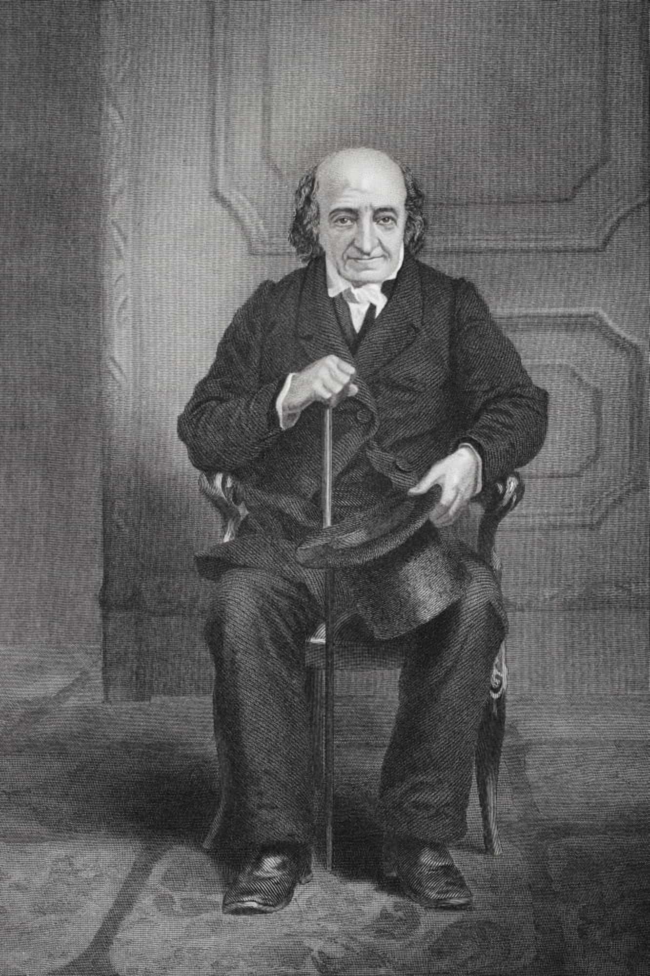 Albert Gallatin 1761-1849 American Secretary Of The Treasury 180114 From Painting By Alonzo Chappel Canvas Art - Ken Welsh Design Pics (22 x 34)
