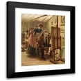 thumbnail image 1 of Albert Guillaume 12x14 Black Modern Framed Museum Art Print Titled - Correction (1904), 1 of 5