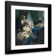 thumbnail image 1 of Albert Guillaume 20x24 Black Modern Framed Museum Art Print Titled - A Visit to the Fortune Teller, 1 of 5