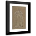 thumbnail image 1 of Albert Joseph Moore 15x24 Black Modern Framed Museum Art Print Titled - Draped Model (ca. 1865-67), 1 of 5