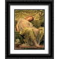 thumbnail image 1 of Albert Joseph Moore 2x Matted 20x24 Black Ornate Framed Art Print 'A Workbasket', 1 of 2