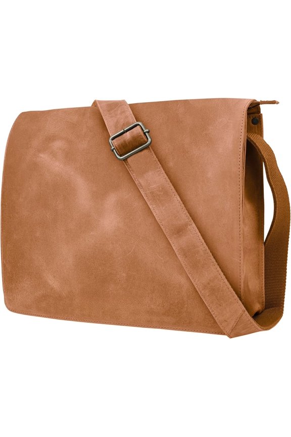 Albert  Leather Messenger Bag for Men