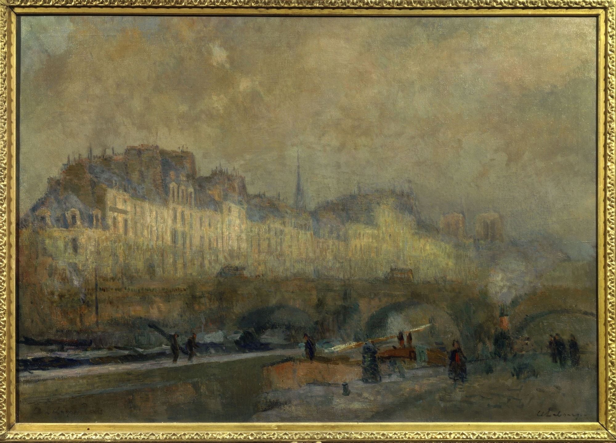 Albert Lebourg (1849-1928) French School Canvas Art - (36 x 24)