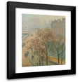 thumbnail image 1 of Albert Marquet 15x18 Black Modern Framed Museum Art Print Titled - Le Pont-Neuf, Fall Mist (1938), 1 of 5