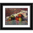 thumbnail image 1 of Albert Marquet 2x Matted 24x20 Black Ornate Framed Art Print 'Fruit, Knife and Napkin', 1 of 2