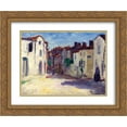 thumbnail image 1 of Albert Marquet 2x Matted 24x20 Gold Ornate Framed Art Print 'Pons, Charente-Maritime', 1 of 2