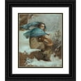 thumbnail image 1 of Albert Pierre-René Maignan 15x18 Black Ornate Wood Framed Double Matted Museum Art Print Titled - La Cigale (1890), 1 of 5