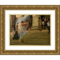 thumbnail image 1 of Albert Pierre-René Maignan 24x18 Gold Ornate Framed and Double Matted Museum Art Print Titled - Fortune Passes (1895), 1 of 4