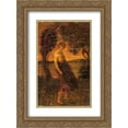 thumbnail image 1 of Albert Pinkham Ryder 2x Matted 18x24 Gold Ornate Framed Art Print 'A Country Girl', 1 of 2