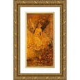 thumbnail image 1 of Albert Pinkham Ryder 9x14 Gold Ornate Wood Frame and Double Matted Museum Art Print Titled - Woman with a Deer (ca. 1876), 1 of 4