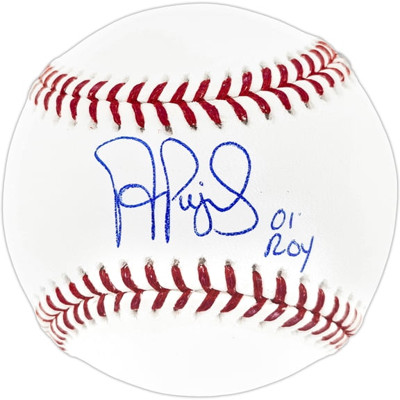 Albert Pujols Autographed Official MLB Baseball St. Louis Cardinals "01 ROY" Beckett BAS Witness 252448