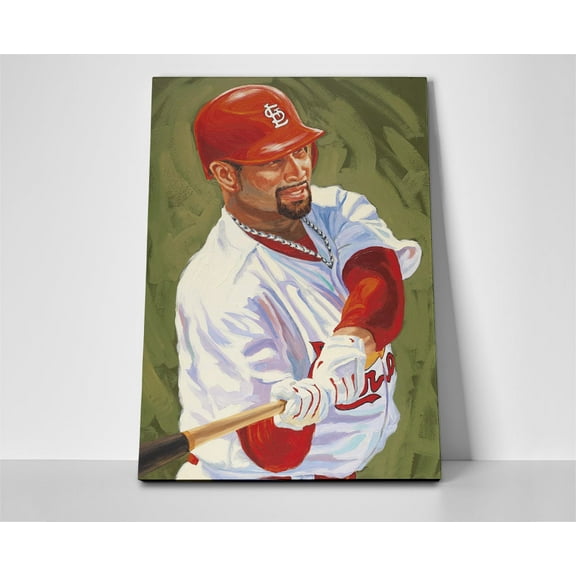 Albert Pujols Cardinals Poster or Wrapped Canvas