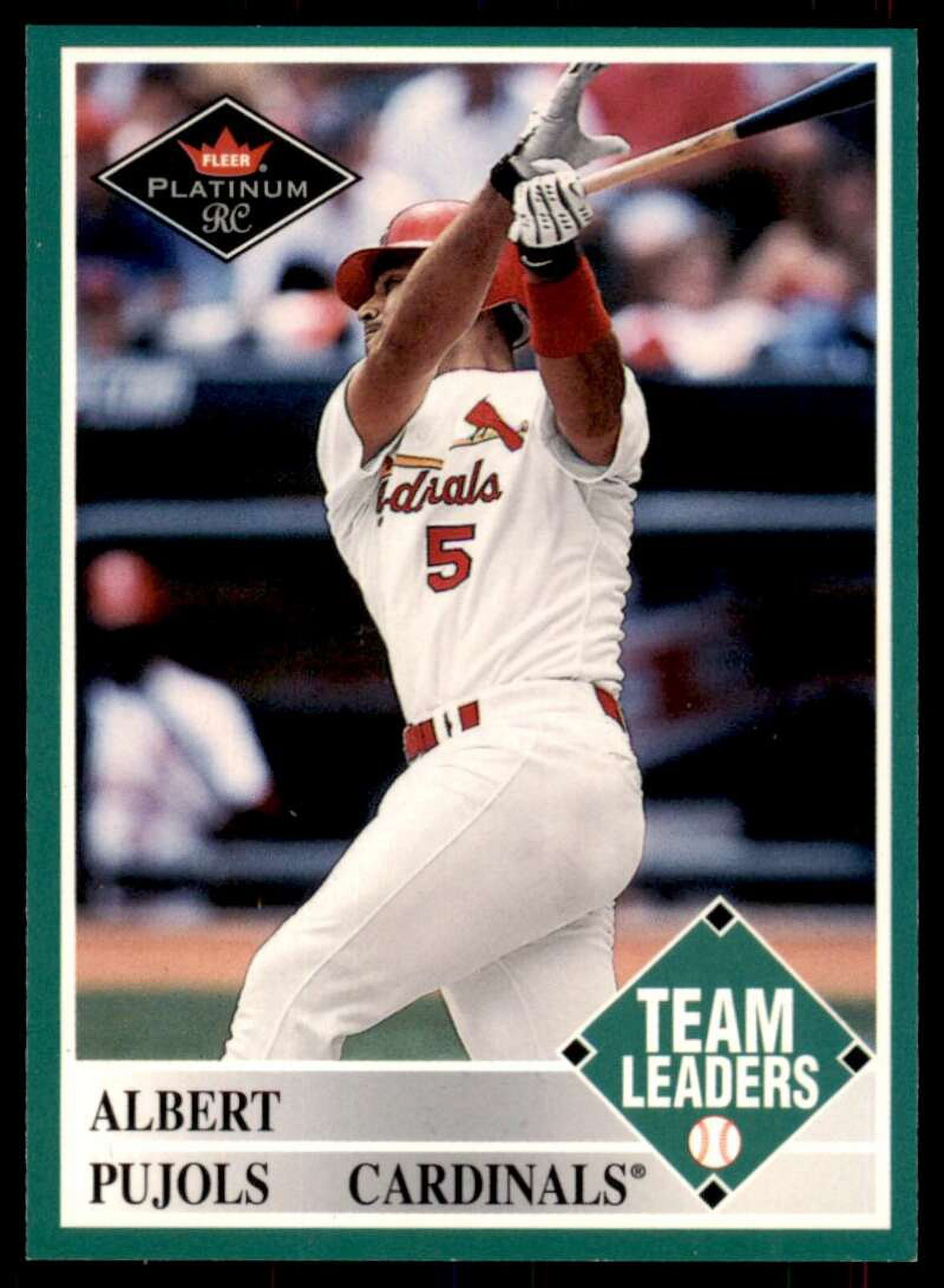 Albert Pujols Rookie Card 2001 Fleer Platinum #435 - Walmart.com