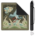 thumbnail image 1 of Albert Racine Famous Painting Mahjong Mat for Table, 31.5*31.5in Anti Slip American Mahjong Table Cloth, Noise Reduction, Neoprene Mah jongg Mat with Carrying Bag & 3 Dices for Board Tile Games Mats, 1 of 7