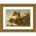 thumbnail image 1 of Albert Rieger 18x13 Gold Ornate Wood Frame and Double Matted Museum Art Print Titled - The Orient in the Evening Light, 1 of 4