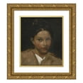 thumbnail image 1 of Albert Ritzberger 15x17 Gold Ornate Wood Frame and Double Matted Museum Art Print Titled - Girls' Portrait, 1 of 4