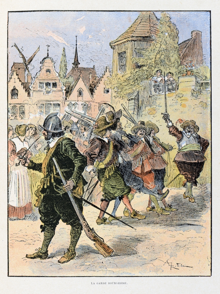 Albert Robida (1848-1926) Canvas Art - (18 x 24)