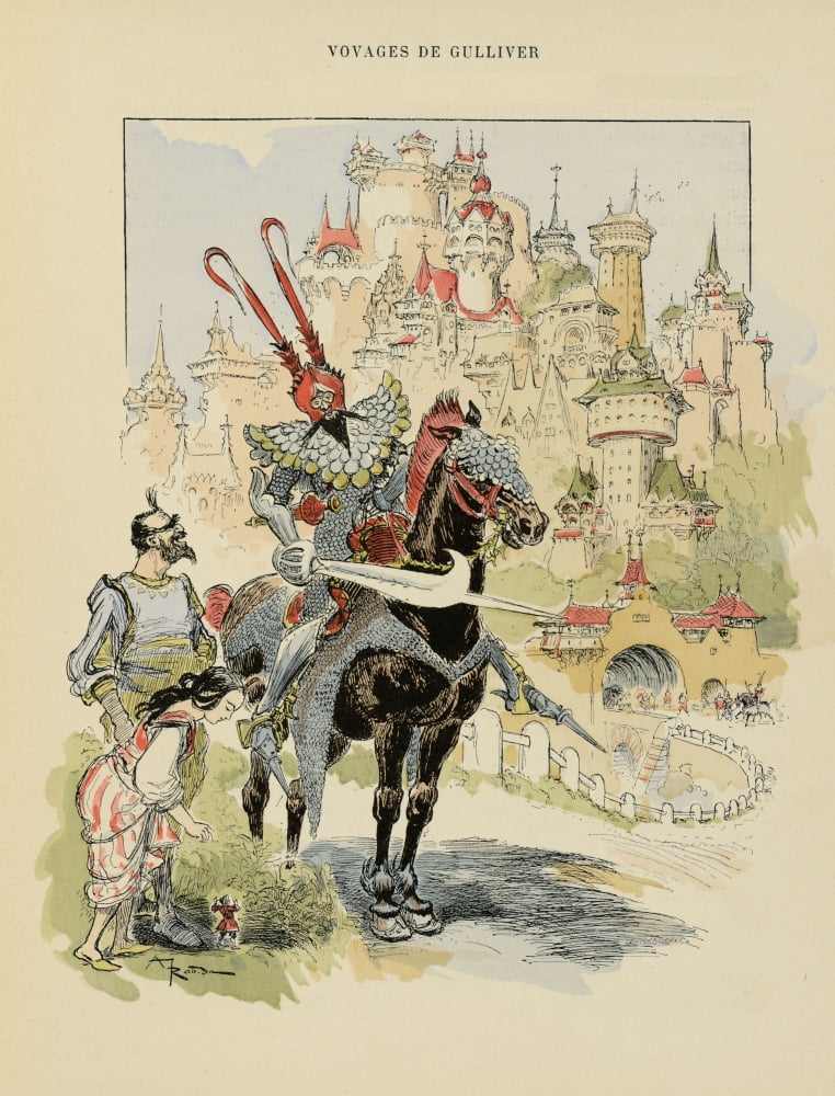 Albert Robida (1848-1926) Canvas Art - (18 x 24)