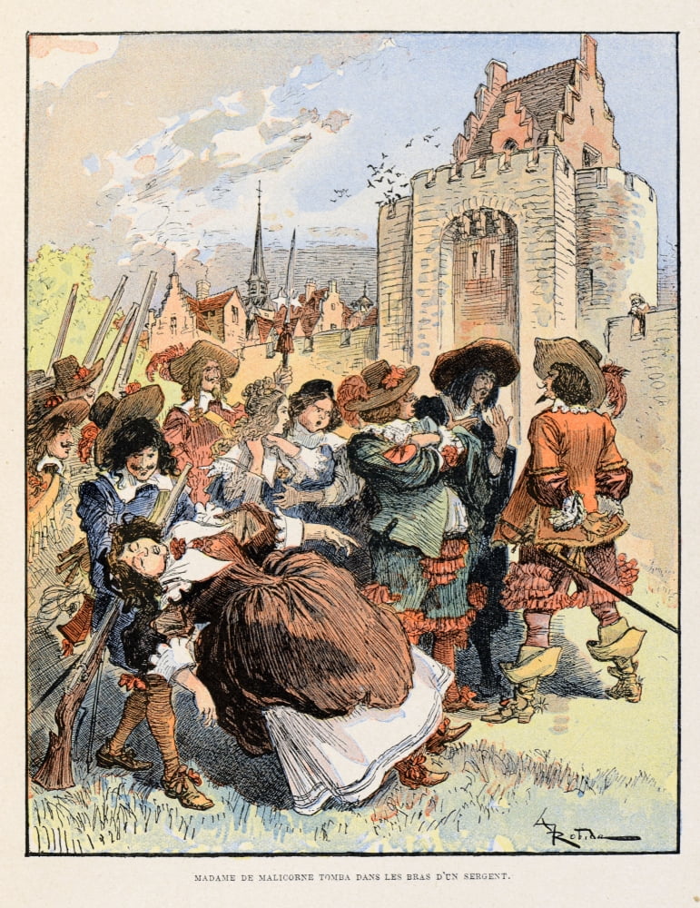 Albert Robida (1848-1926) Canvas Art - (18 x 24)