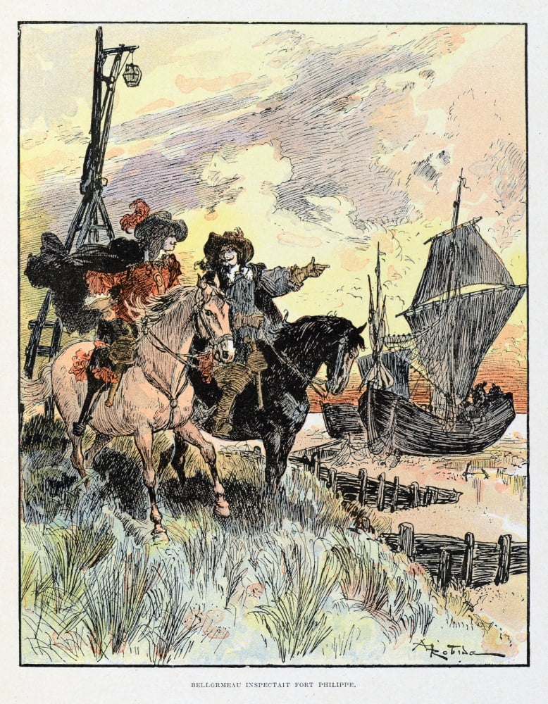 Albert Robida (1848-1926) Canvas Art - (18 x 24)