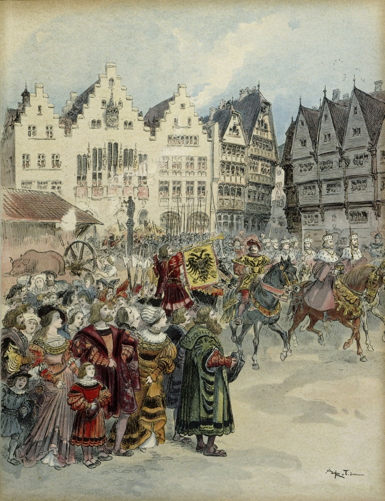 Albert Robida (1848-1926) Canvas Art - (18 x 24)