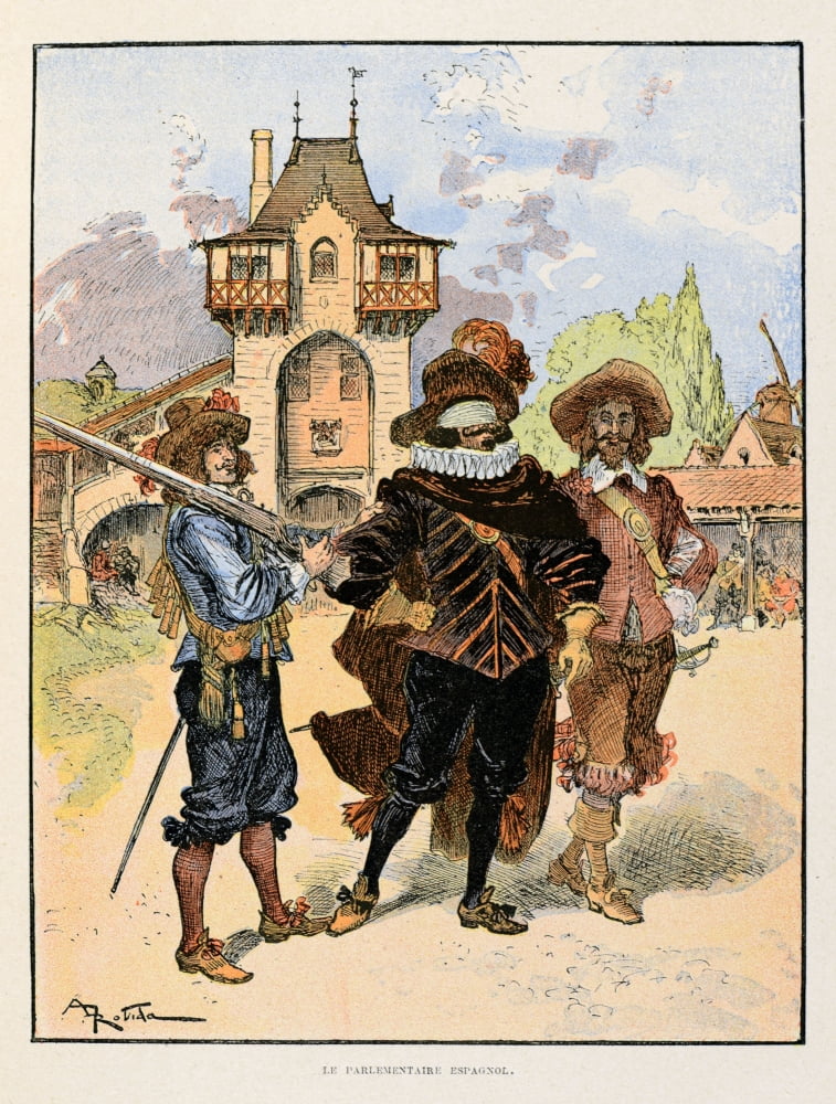 Albert Robida (1848-1926) Canvas Art - (24 x 36)