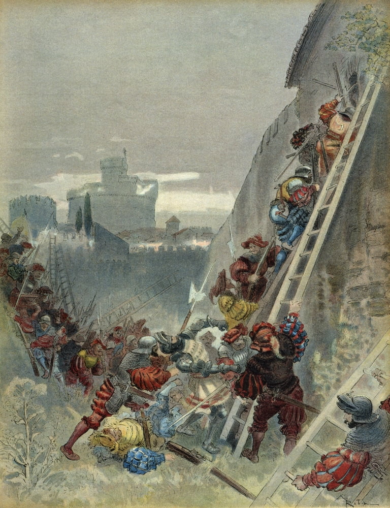 Albert Robida (1848-1926) Canvas Art - (24 x 36)