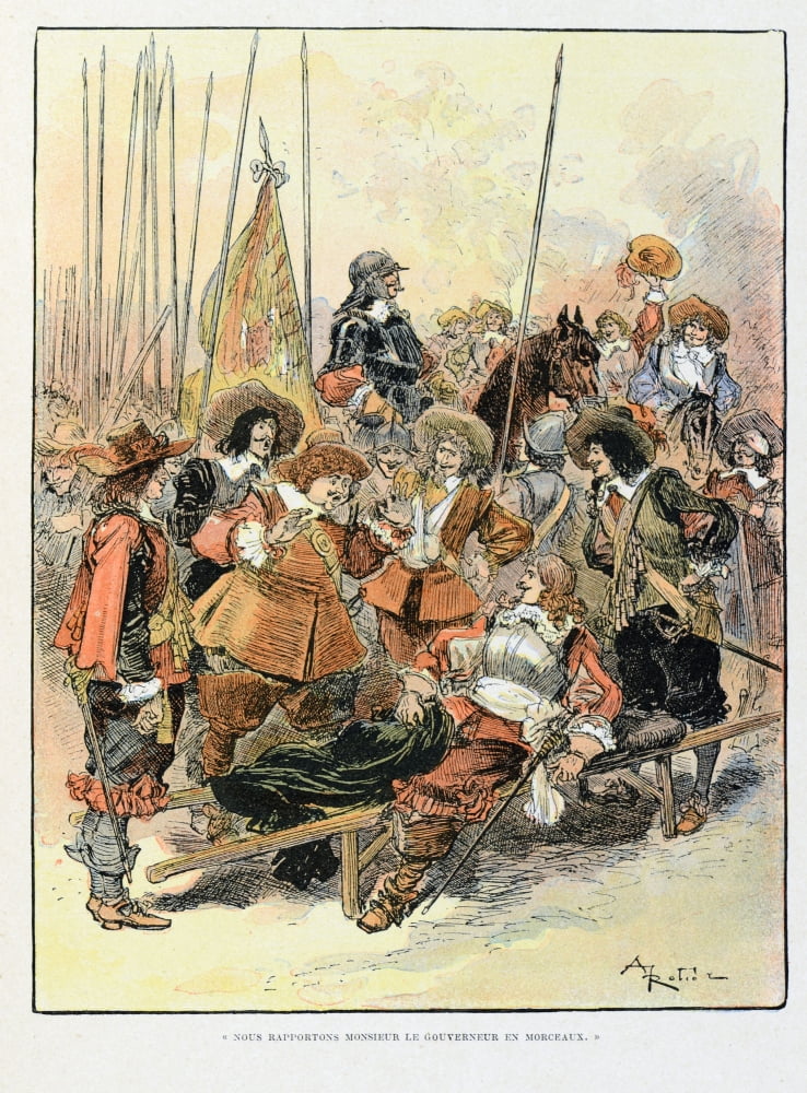 Albert Robida (1848-1926) Canvas Art - (24 x 36)