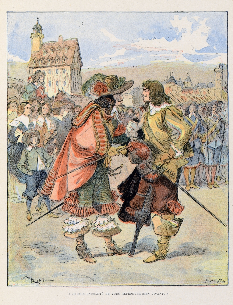Albert Robida (1848-1926) Canvas Art - (24 x 36)