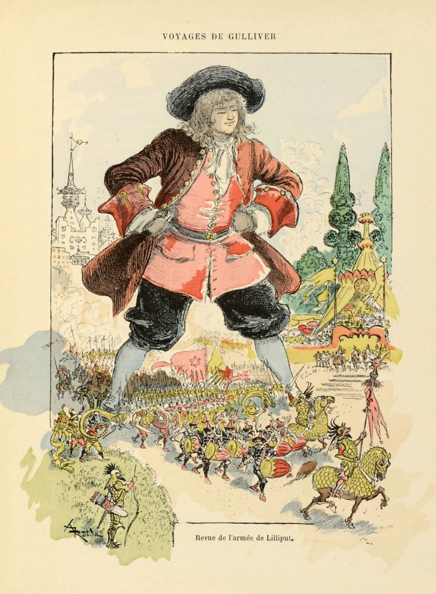 Albert Robida (1848-1926) Canvas Art - (24 x 36)