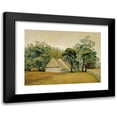 thumbnail image 1 of Albert Stangl 18x14 Black Modern Framed Museum Art Print Titled - Farmhouse (1939), 1 of 5