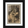 thumbnail image 1 of Albert Sterner 11x14 Black Ornate Wood Framed Double Matted Museum Art Print Titled: Lady Tranmore and Mary Lyster (1904), 1 of 5