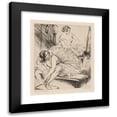 thumbnail image 1 of Albert Sterner 12x14 Black Modern Framed Museum Art Print Titled - Ladies of the Ballet (1932), 1 of 5