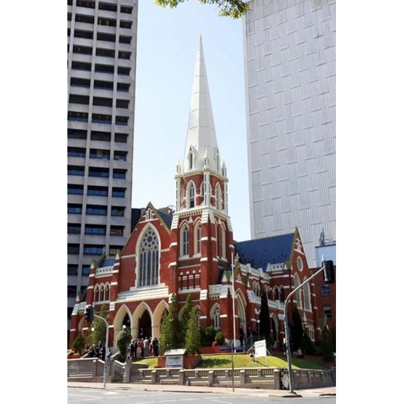 Albert Street Uniting Church Brisbane Queensland Australia Canvas Art - David Wall DanitaDelimont (17 x 26)
