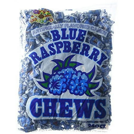 Albert's Chews Blue Raspberry 240 - Pack Of 4