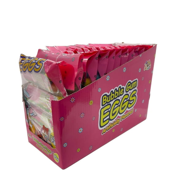 Albert's Easter 4 Pack Bubble Gum Eggs Trays 2.4 oz.